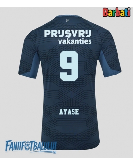 Feyenoord Ayase Ueda #9 Tricou Fotbal Replică 2025-26 Barbati Deplasare